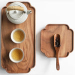 画像をギャラリービューアに読み込む, Wood Tea Serving Tray _Black Walnut
