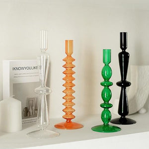 Taper Glass Candle Holder / Flower Vase _003