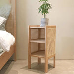 Load image into Gallery viewer, Rattan Bedside Table
