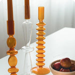 画像をギャラリービューアに読み込む, Taper Glass Candle Holder / Flower Vase _003
