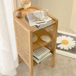 Load image into Gallery viewer, Rattan Bedside Table
