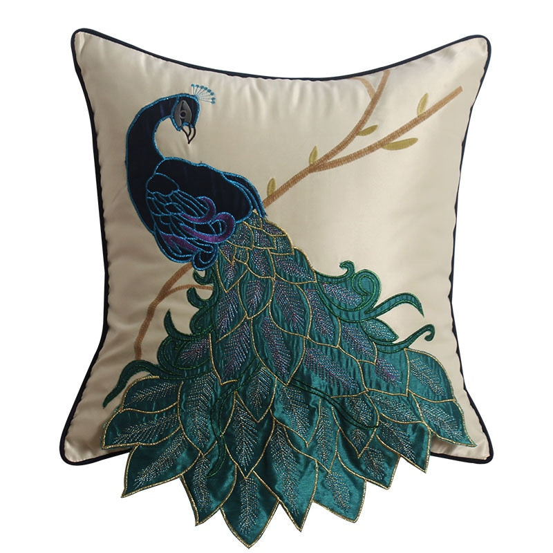 Peacock Cushion Cover