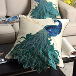 Load image into Gallery viewer, Peacock Cushion Cover
