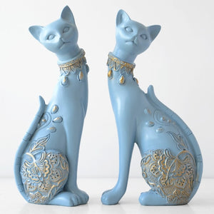 Cat Couple Figurine