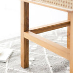 Load image into Gallery viewer, Rattan x Wood Side Table
