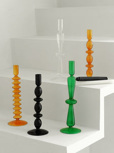 Taper Glass Candle Holder / Flower Vase _003