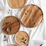 Load image into Gallery viewer, Round Wood Plate
