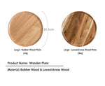 Load image into Gallery viewer, Round Wood Plate
