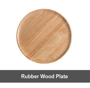 Round Wood Plate