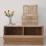 画像をギャラリービューアに読み込む, Hand-woven Rattan Storage Shelf Baskets
