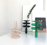 画像をギャラリービューアに読み込む, Taper Glass Candle Holder / Flower Vase _002
