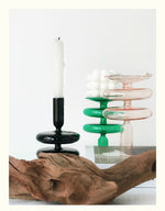 画像をギャラリービューアに読み込む, Taper Glass Candle Holder / Flower Vase _002
