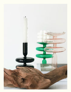 Taper Glass Candle Holder / Flower Vase _002