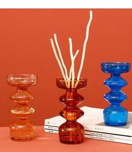 Taper Glass Candle Holder / Flower Vase _001