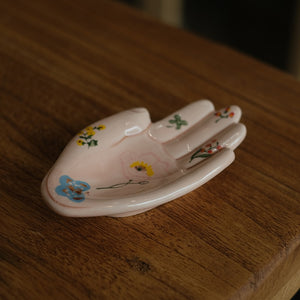 Ceramic Hand Shape Tray