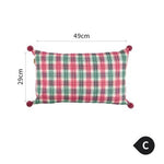 Load image into Gallery viewer, Cotton Check Pillow Case
