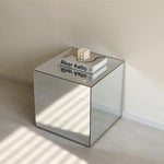 Load image into Gallery viewer, Acrylic Mirror Side Table
