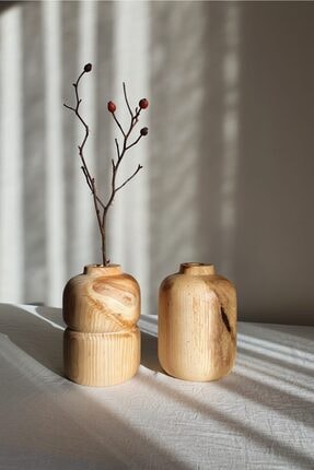 Scandinavian Style Wooden Vase