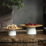 Load image into Gallery viewer, Bamboo x Ceramics Fruit Plate
